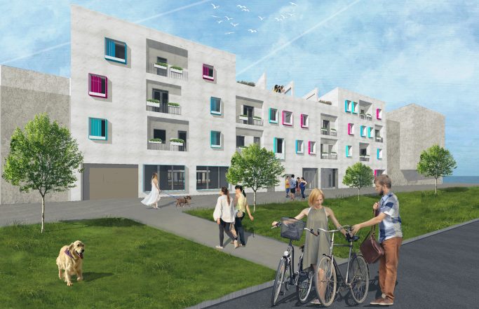 Szent László Lakásszövetkezet Háza – diplomaterv